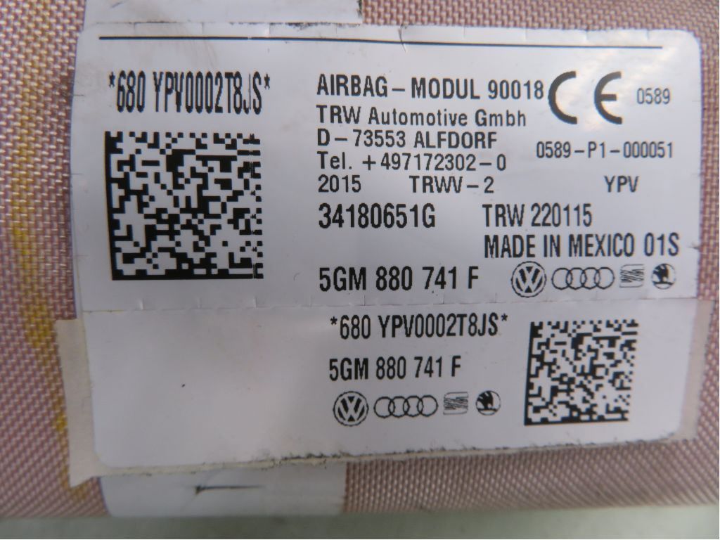 Airbag Sidegardin Venstre – bilde 2