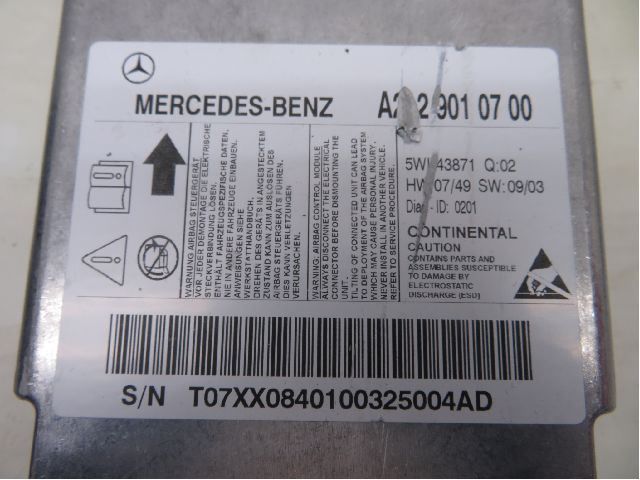 Airbag Elektronikkenhet – bilde 2