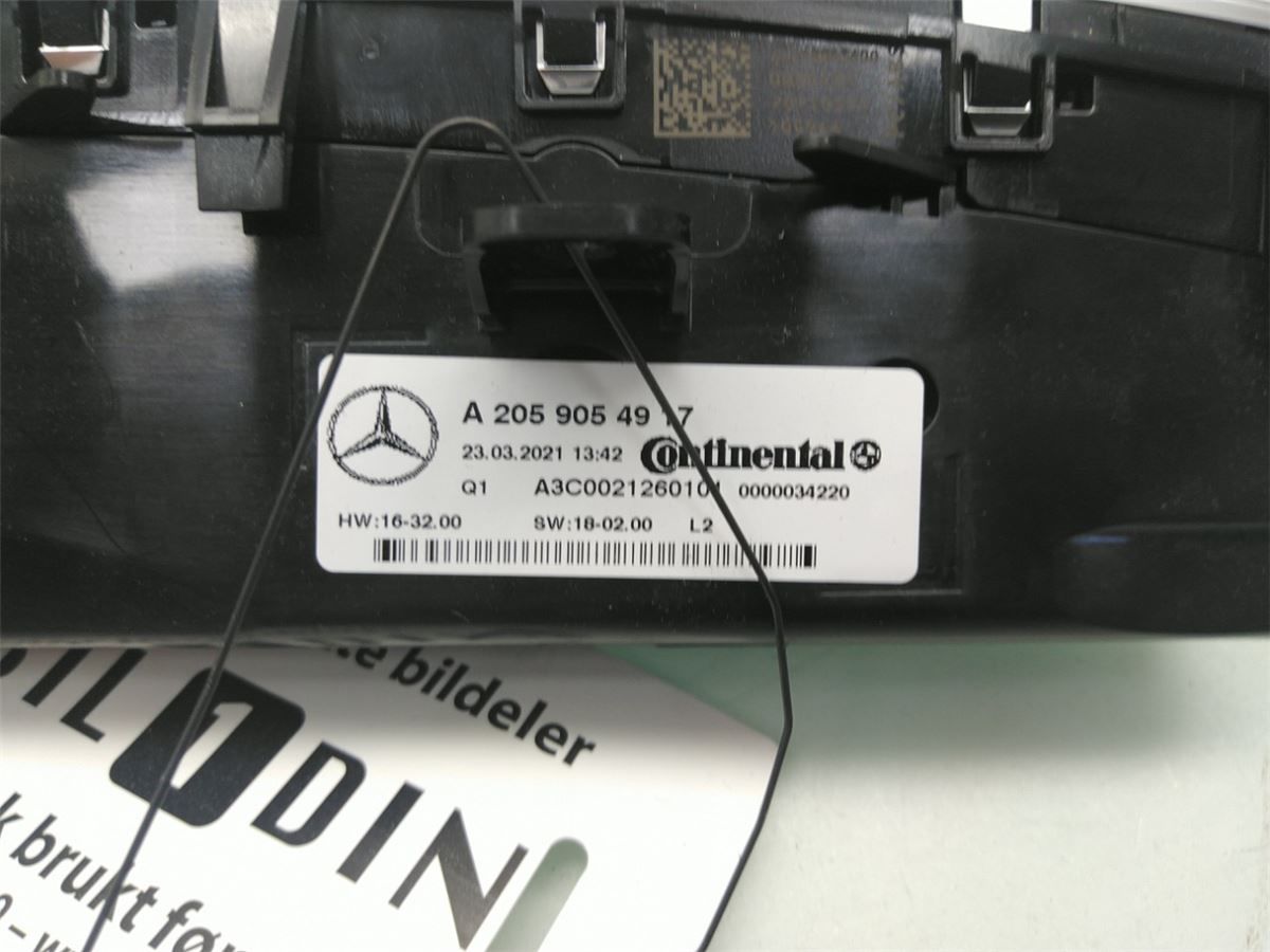 Varme AC Betjening/Display – bilde 2