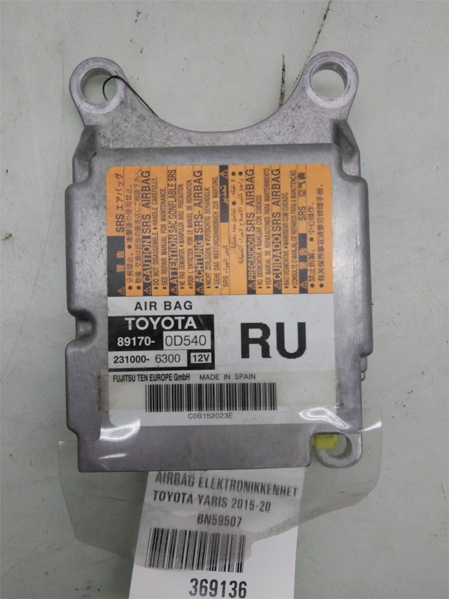 Airbag Elektronikkenhet – bilde 1