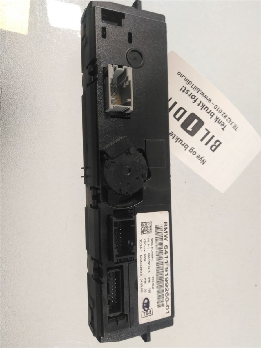 Varme AC Betjening/Display – bilde 3