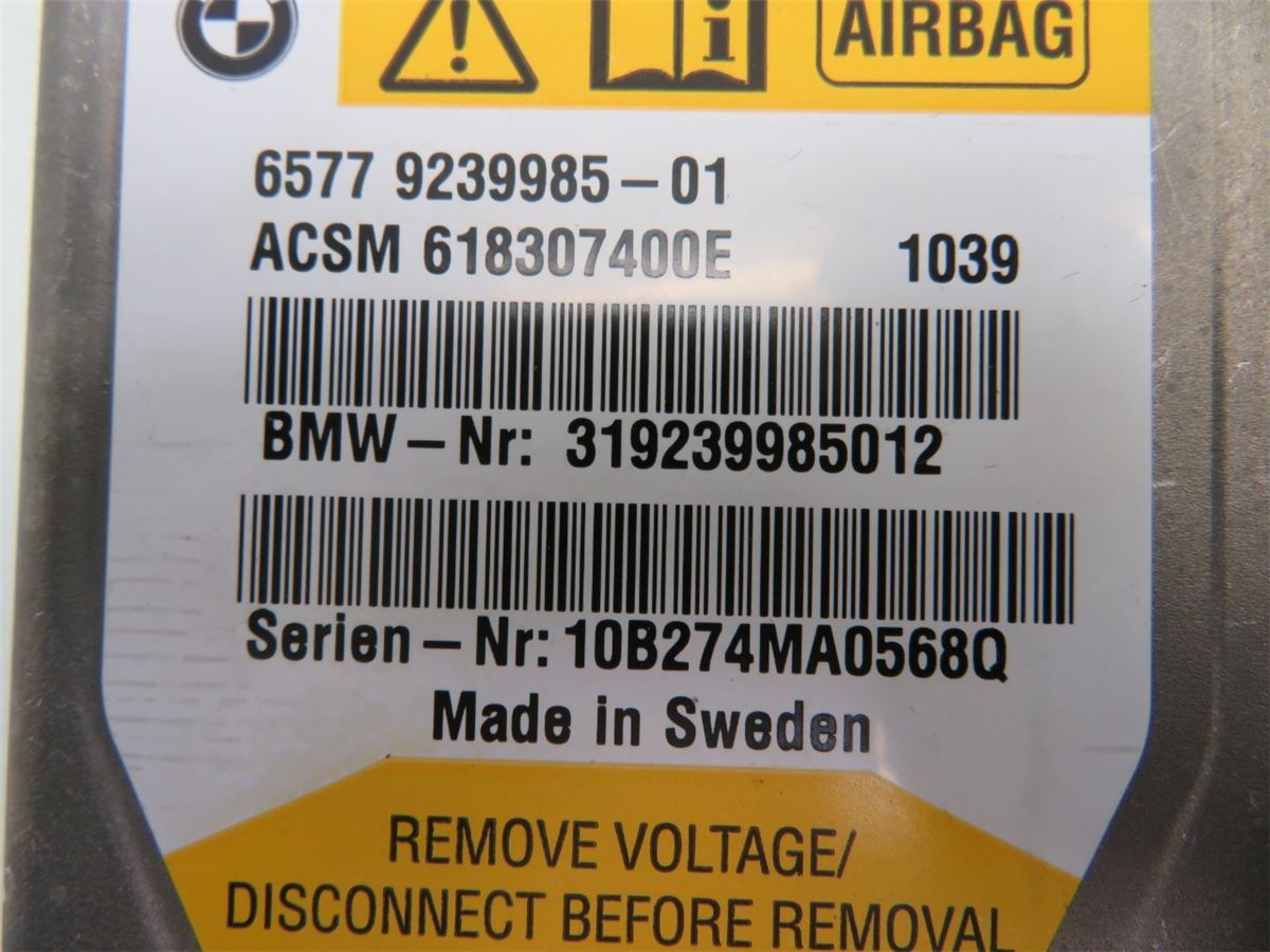 Airbag Elektronikkenhet – bilde 2