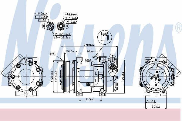 Varme AC Kompressor – bilde 3