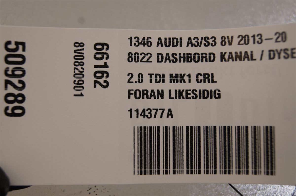 Dashbord Kanal / Dyse – bilde 4