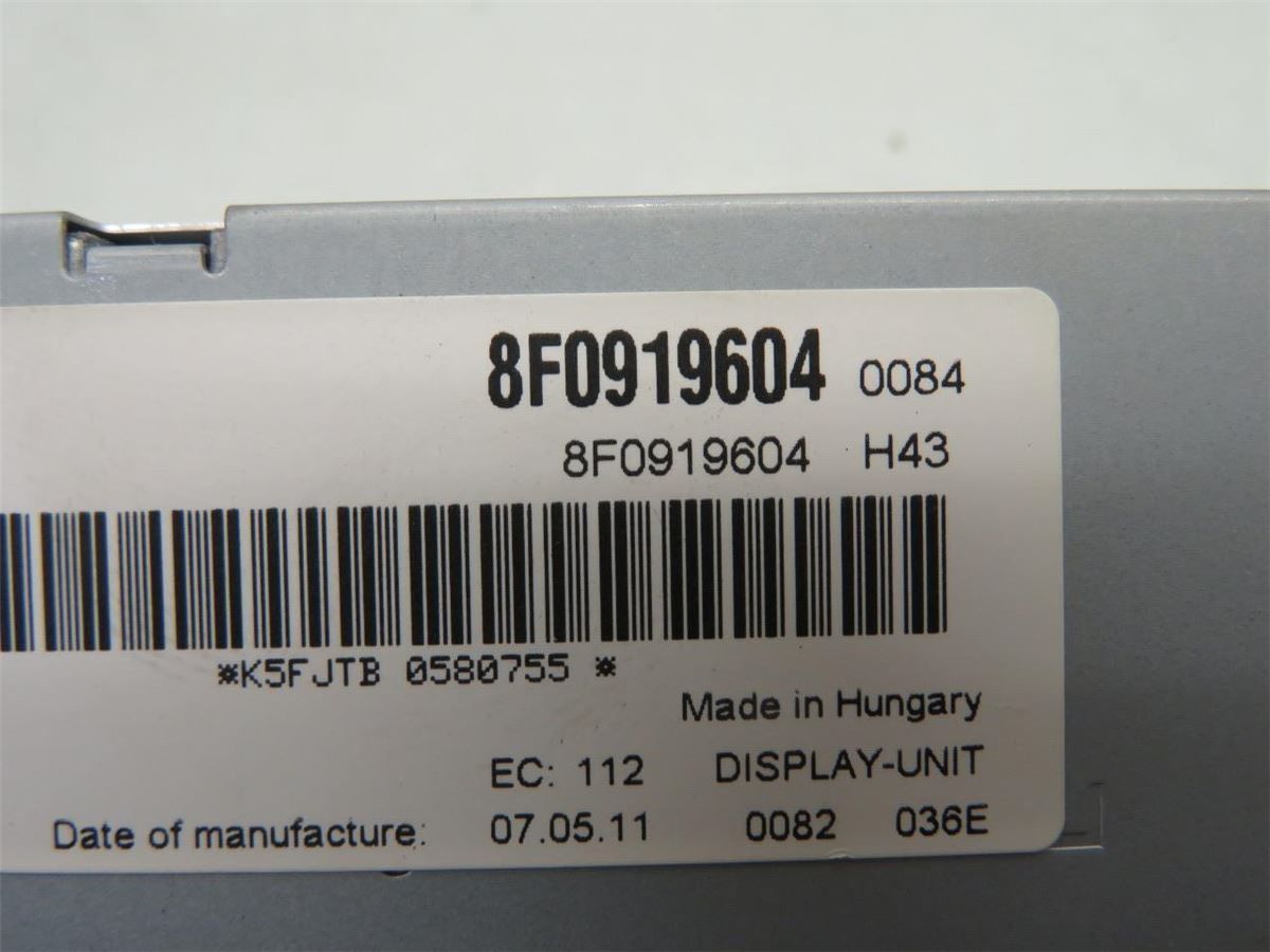 Instr. Multifunksjonsdisplay – bilde 4