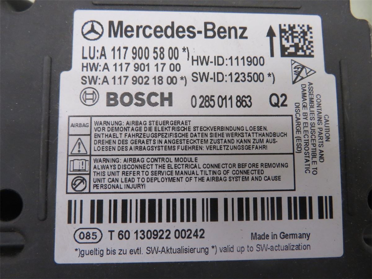 Airbag Elektronikkenhet – bilde 3
