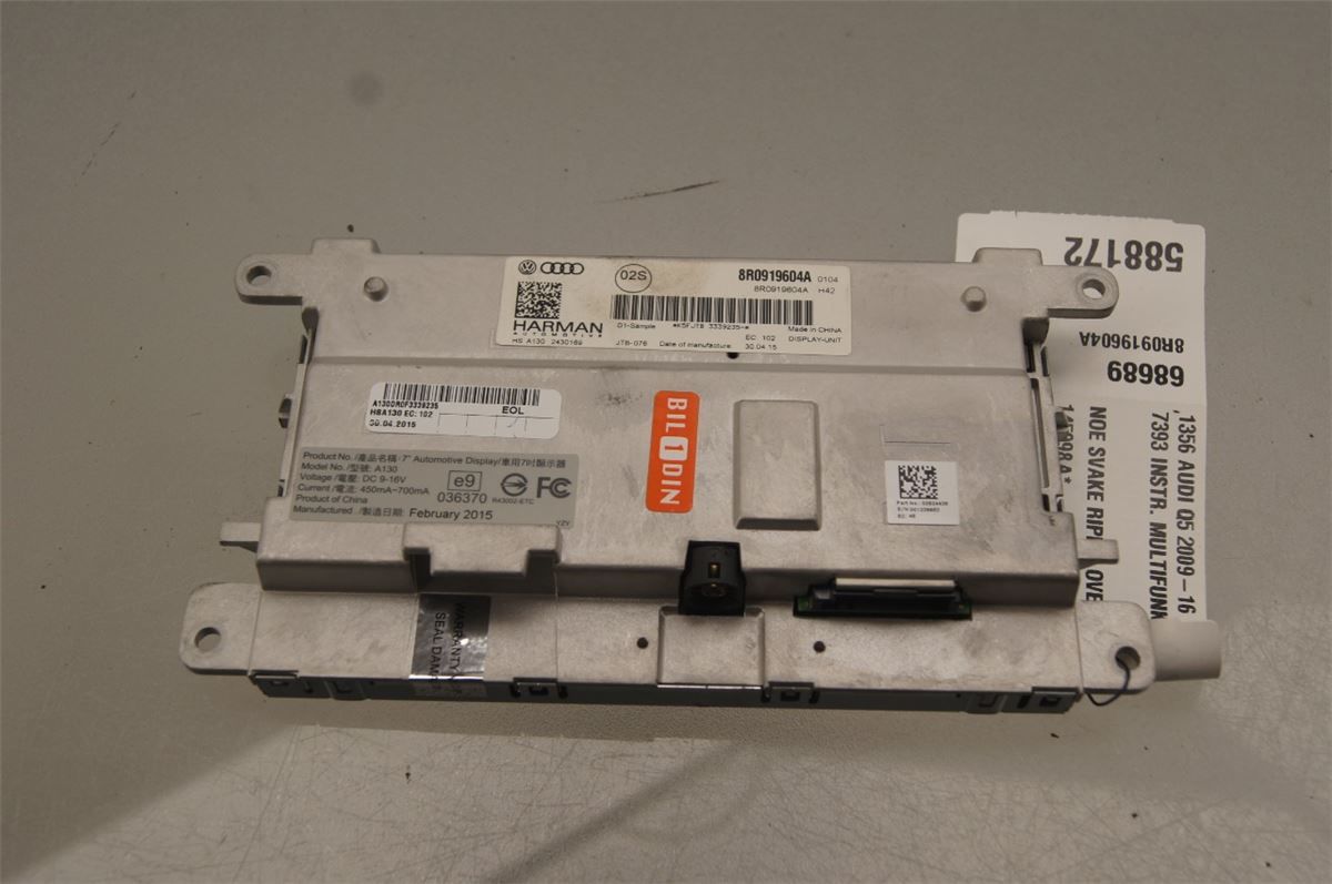 Instr. Multifunksjonsdisplay – bilde 3