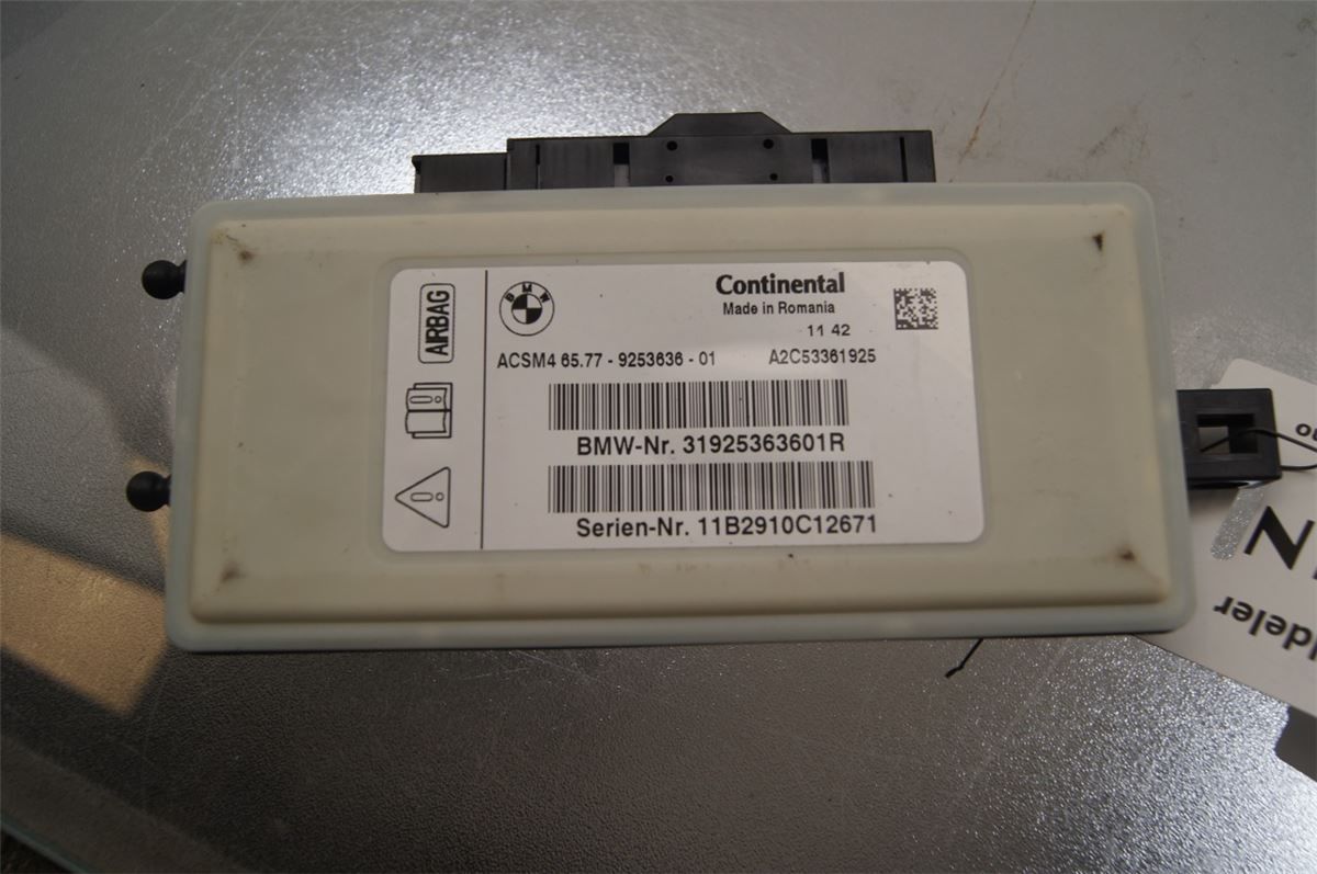 Airbag Elektronikkenhet – bilde 2